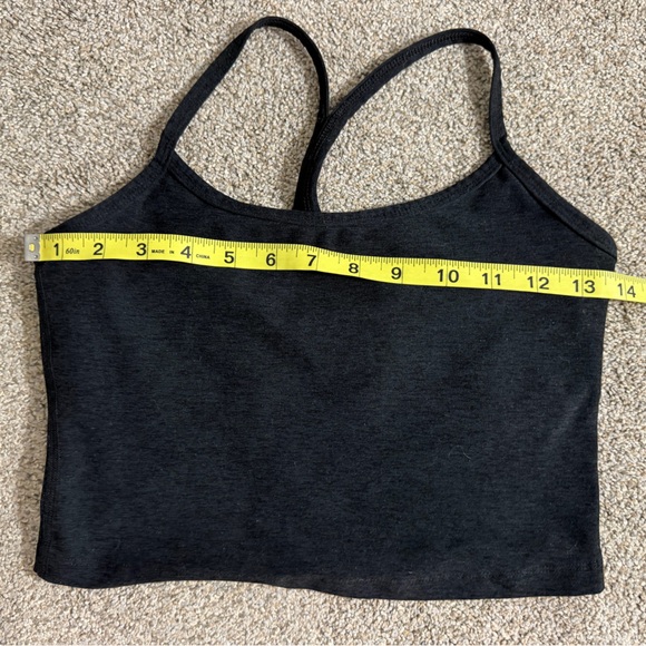 Beyond Yoga Spacedye Slim Racerback Cropped Tank in Darkest Night Size Small - Picture 7 of 12